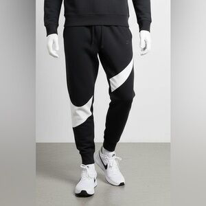 Nike Men's Classic Black and white Joggers